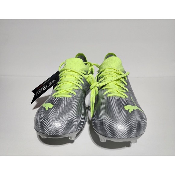 New Puma ULTRA 1.4 FG/AG Silver Green Soccer Cleats 106723-01 Women Size 8 RARE - Picture 6 of 9